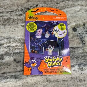 Disney STITCH ANGEL SCRUMP Halloween SHRINKY DINKS Activity Kit 2 Sided Scene